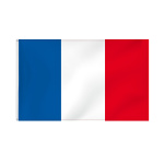 Nationalfahnen: Fahne im Querformat, Frankreich