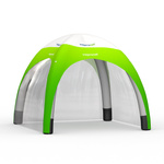 Eventzelt Air 3 x 3 m mit 2 transparenten Wänden