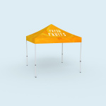 Faltpavillon Select vollflächig, im Digitaldruck bedruckbar