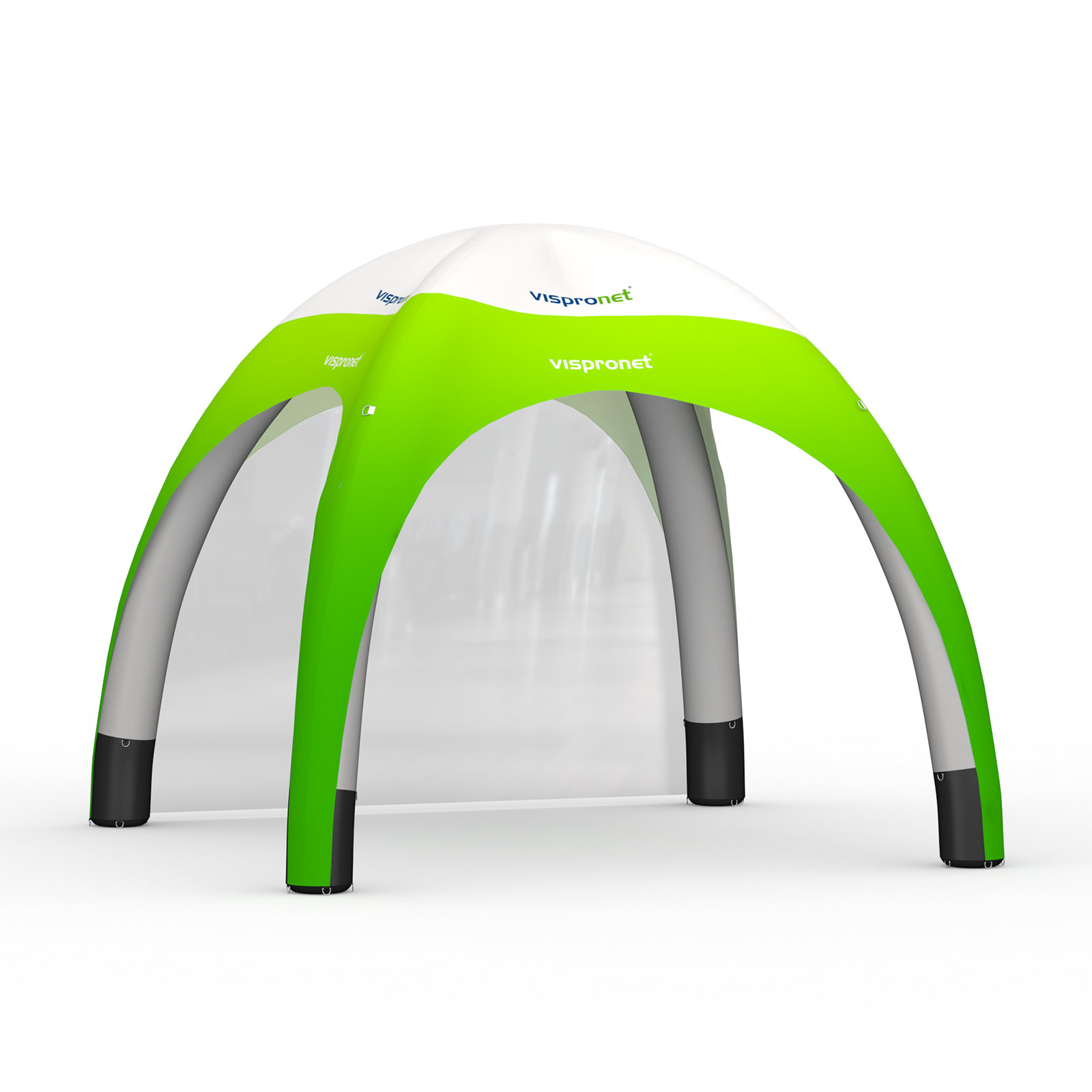 Eventzelt Air 3 x 3  mit 1 transparenten Wand