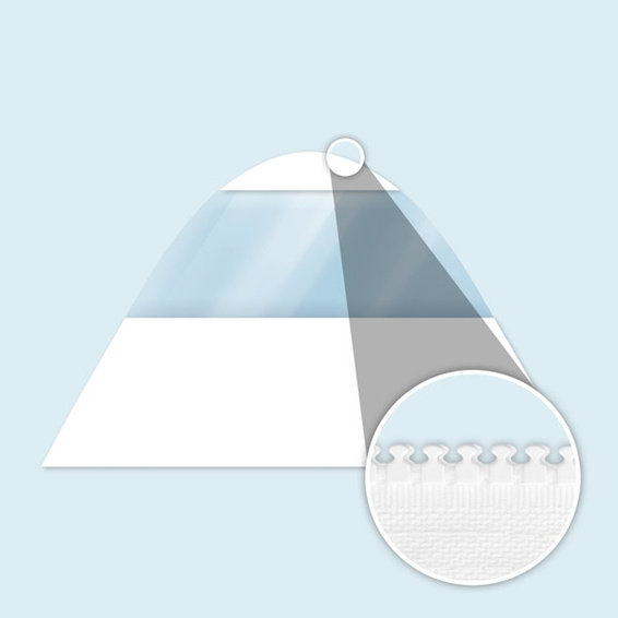 Wand Sternzelt mit Panoramafenster, weiß