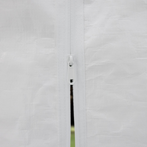 Wand mit Tür / Tür & Fenster: beidseitig bedienbarer Doppelreißverschluss