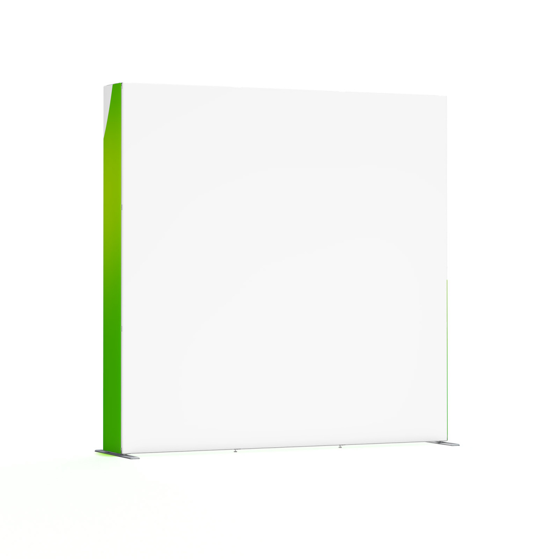 Pop Up Faltdisplay LED 3 x 3 - Rückseite weiß, unbedruckt