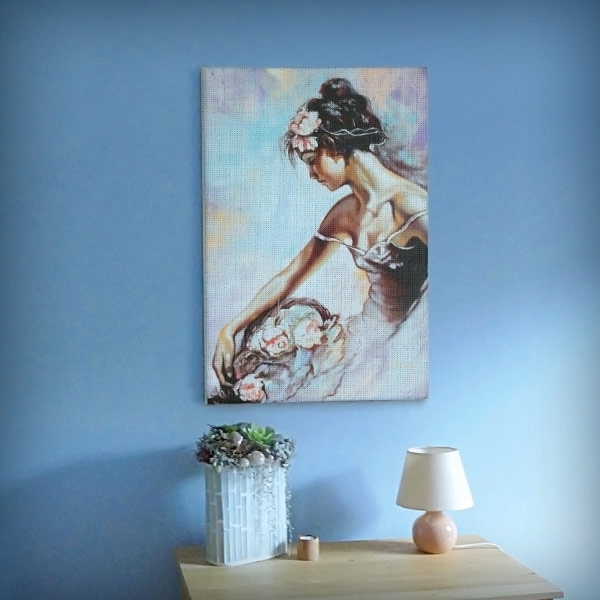 Poster auf Foto-Leinwand mit Keilrahmen als Raumdekoration