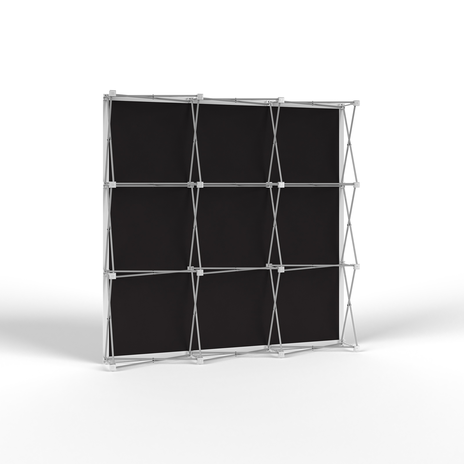 Messewand  Pop Up Klett, Rückseite mit Multisol® X Opak SE, Opazität: 100 %