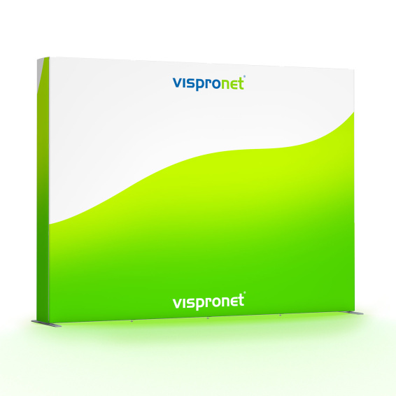 Pop Up Faltdisplay LED 4 x 3 - Rückseite bedruckt