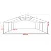 Gestell Partyzelt Premium 8 x 8 m