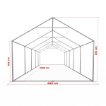 Gestell Partyzelt Premium 4 x 10 m