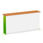 Promotion Counter LED 2x1 - Rückseite unbedruckt