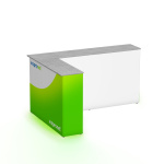 Promotion Counter LED Ecke rechts - Rückseite unbedruckt