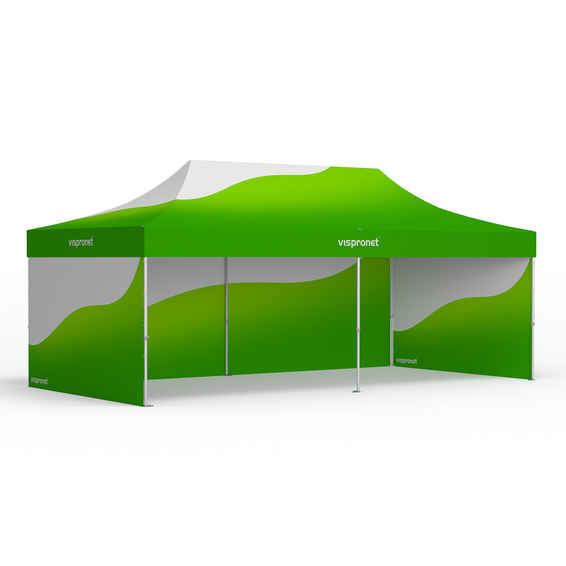 Faltzelt 4 x 8 m, mit Druck 