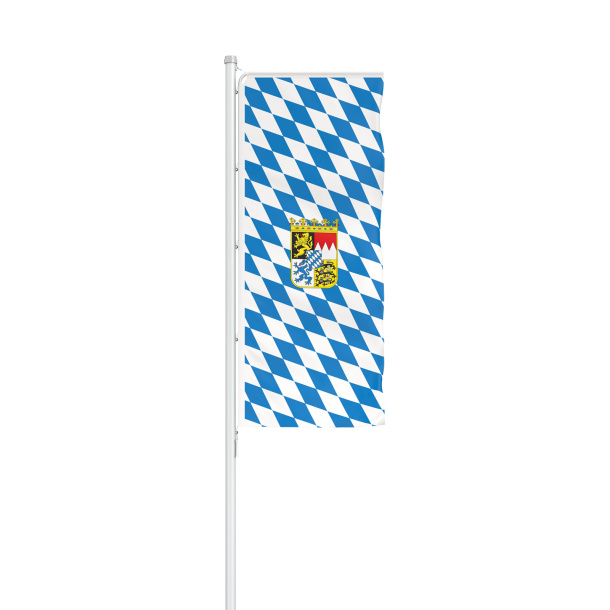 Fahne im Hochformat für Ausleger, Bayern