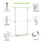 Messewand Lightbox fold Akku - die Highlights 