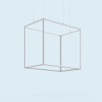 Deckenhänger Rechteck Q-Frame® Alu-Rahmen inkl. 4-Punkt-Aufhängung