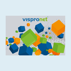 Glasdekorfolie im Querformat