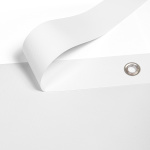 extra verschweißte Randverstärkung für Langlebigkeit; Metallöse ø 10 mm