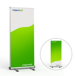 Roll Up Select Outdoor, doppelseitig, Breite 85 cm