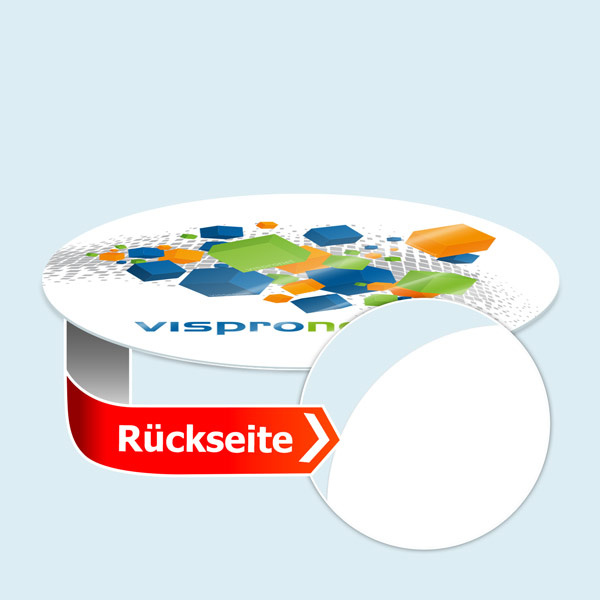 Option: Weißdruck vollflächig (für den Druck von Fotos empfohlen)