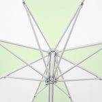 Sonnenschirm / Großschirm, Schirmkrone: Ansicht von unten