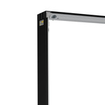 Messewand Lightbox click, Detail: Ecke