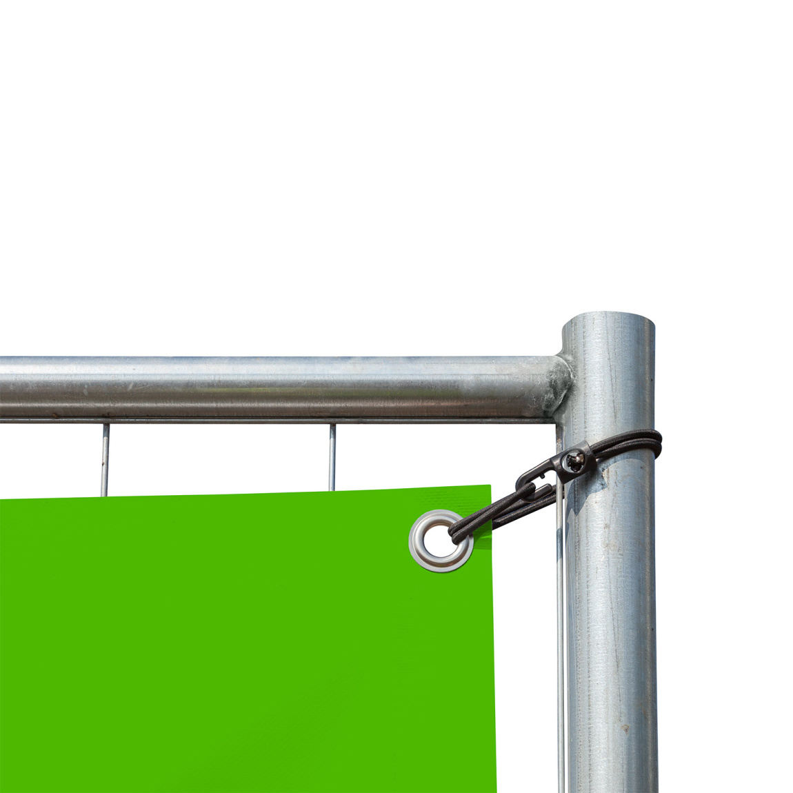 Befestigung der Plane: Spanngummi mit Kunststoffhaken 200 mm, schwarz