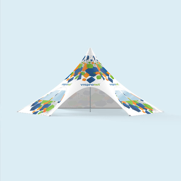 Wände: 1 Vollwand, 2 Wände mit Trapezfenstern