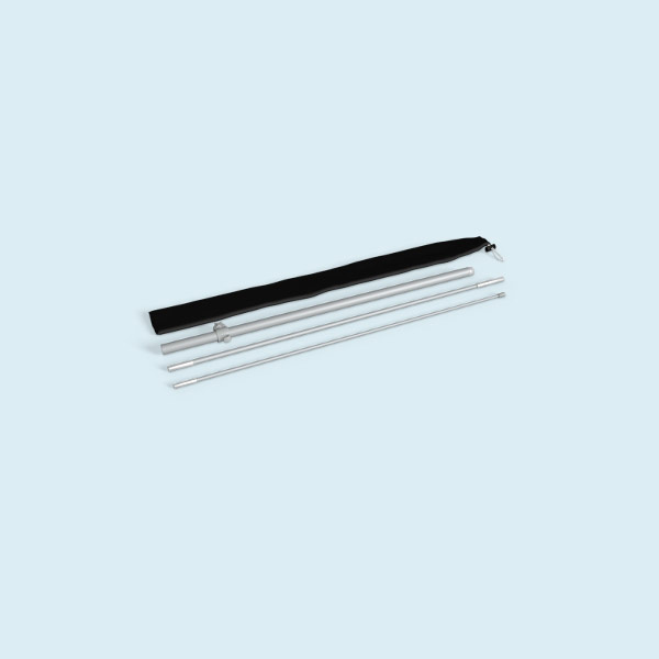 Stangen-Set für Bowflag® Basic, Größe XS