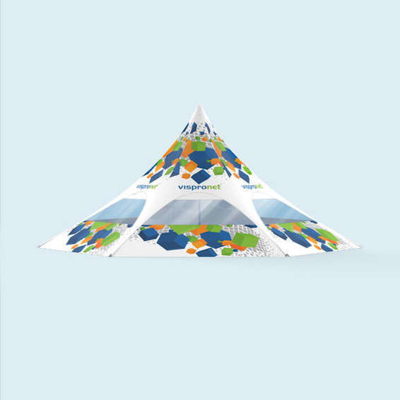 Wände: 1 Wand mit Tür, 5 Wände mit Panoramafenstern