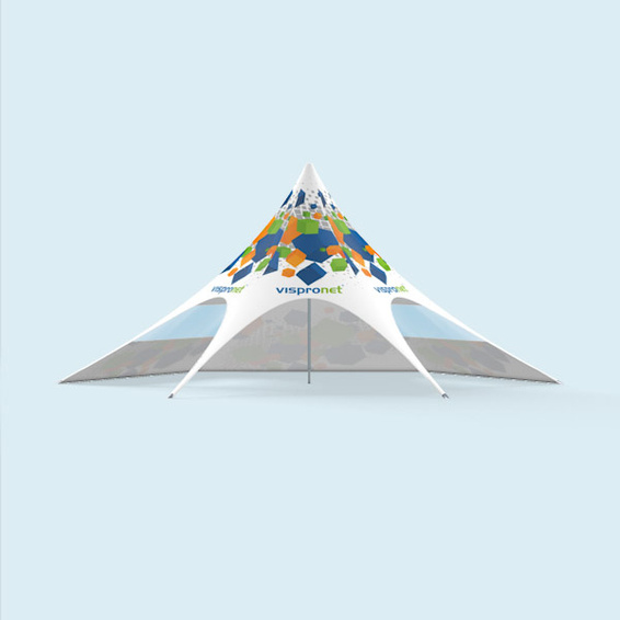 Wände: 1 Vollwand, 2 Wände mit Panoramafenstern