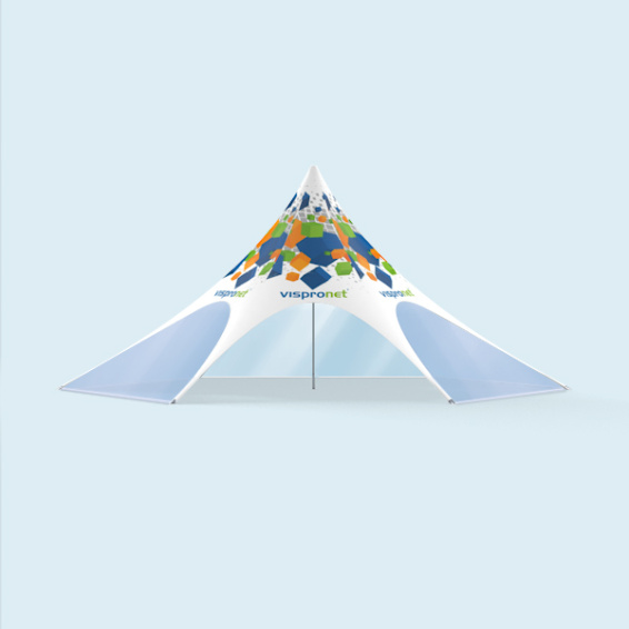 Wände: 5 transparente Vollwände