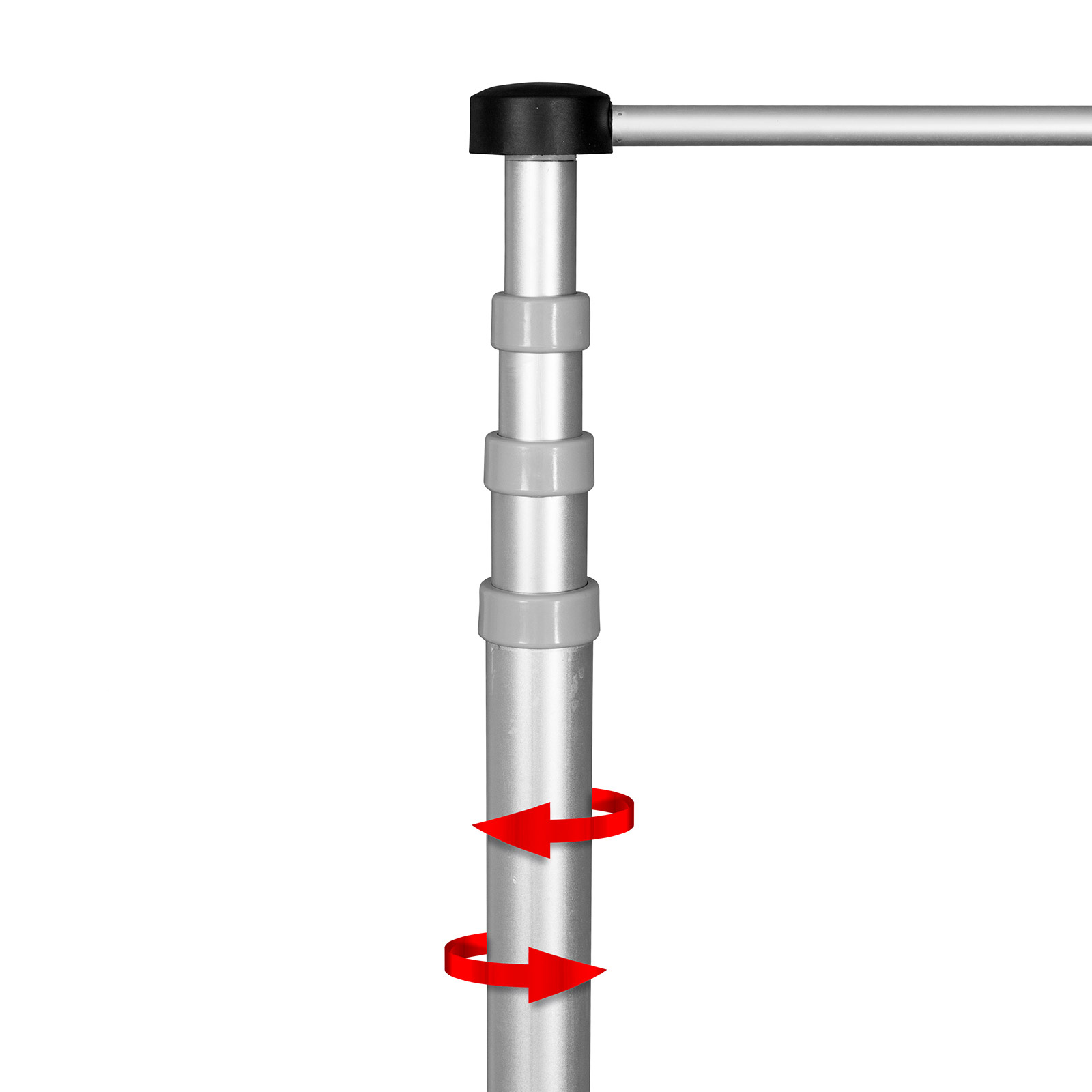 T-Pole® 200, teleskopierbarer Fahnenmast