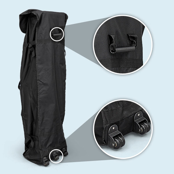 Trolleytasche Basic: mit Haltegriff und 2 Rollen