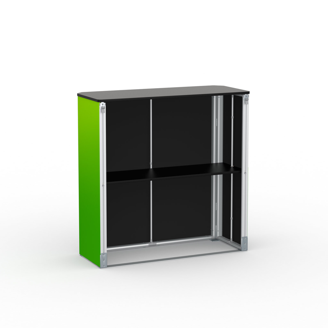 Rückseite mit zusätzlicher Ablagefläche 