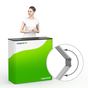 Messetheke Kederrahmen flex