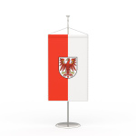 Bundesländerfahnen: Tischbanner, Brandenburg
