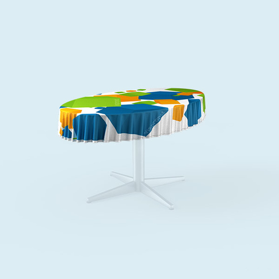 Tischdecken für ovale Tische