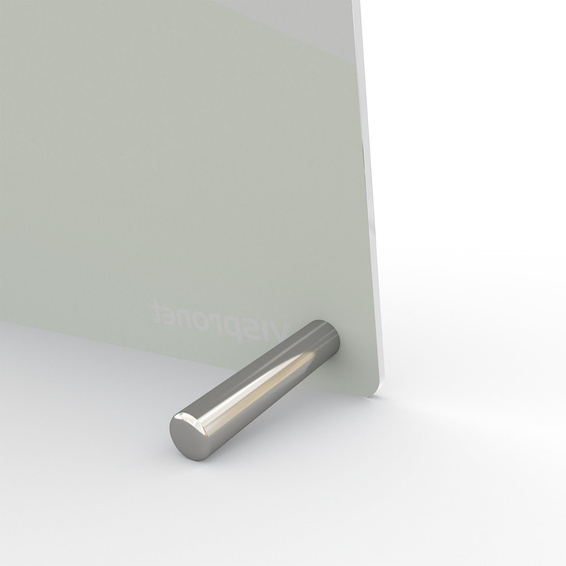 Fotowecker, Detail: silberne Edelstahl-Füßchen