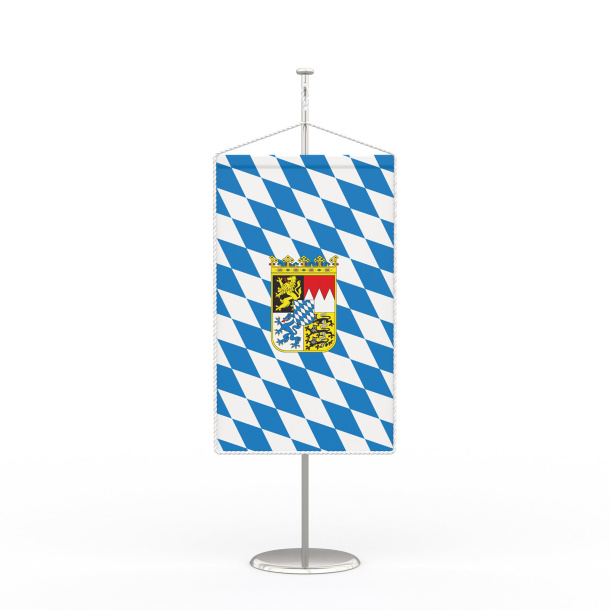 Bundesländerfahnen: Tischbanner, Bayern