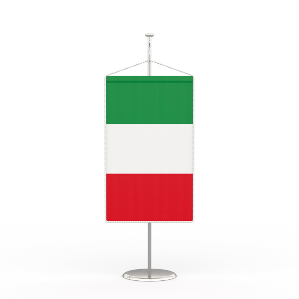Tischbanner, Italien