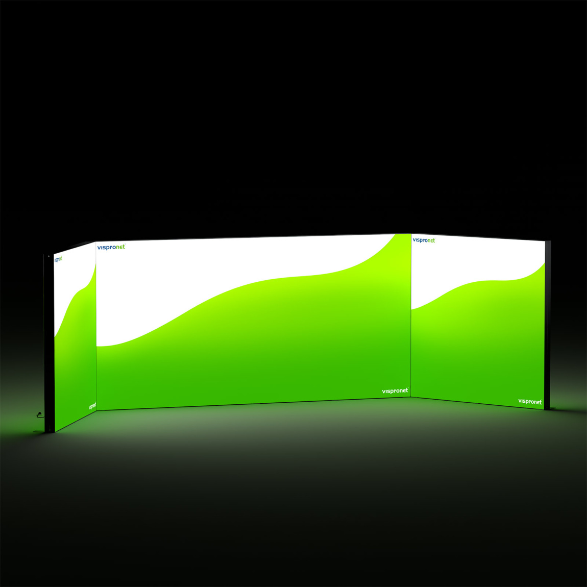 Trio-Modul, Systembreiten: 200 cm x 400 cm x 200cm