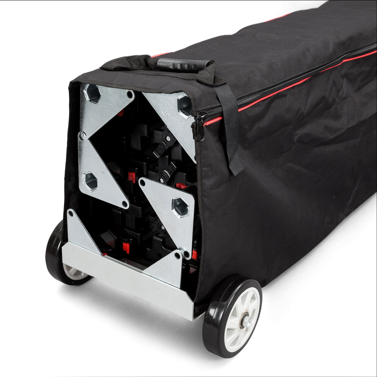 Trolleytasche Select, Detail: Unterseite mit Zelthalterung und Stahleinsatz