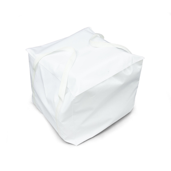 Transporttasche, mit Klett- und Flauschband verschließbarer Deckel