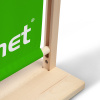 Bannerdisplay Holz - Unterseite mit robuster Standfläche