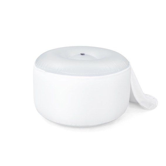 Sitzhocker Air: Unterseite des Druckteils mit Reißverschluss