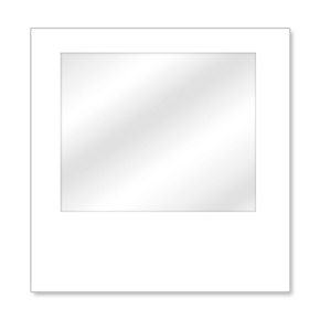 Wand Hexagon mit Panoramafenster, weiß, Breite 2 m