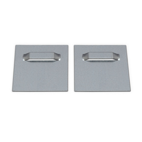 Wandhalter Metall 70 x 70 mm, selbstklebend, 2er-Set