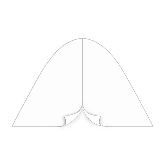 Wand Sternzelt mit Eingang durch Reißverschluss, weiß, ohne Druck