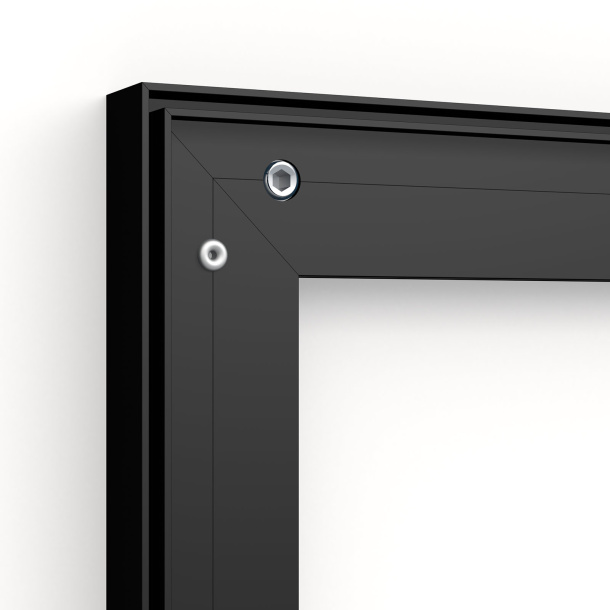 Wandrahmen Q-Frame®, Profil 25 mm, Detail Ecke