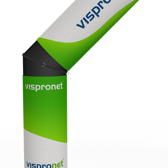 Eventbogen Air, Material: winddurchlässiges Netzvinyl Mesh Basic B1/M1