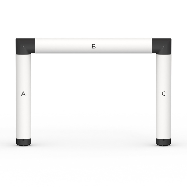 Eventbogen Air Basic, Maße: 450 x 320 cm (B x H) - Wechselbanner